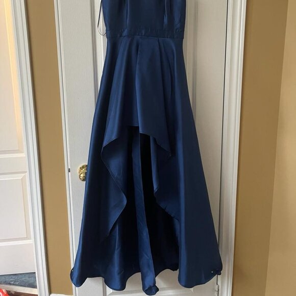 Navy Blue Evening/Prom/Wedding Guest Dress Size Small - Picture 2 of 5
